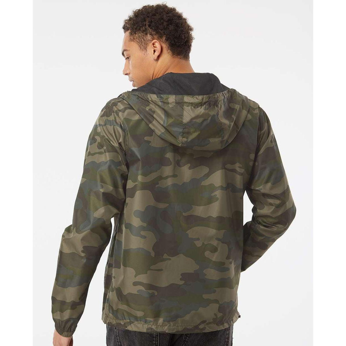 no-logo Independent Trading Co. Water-Resistant Lightweight Windbreaker-Men's Jackets-Independent Trading Co.-Thread Logic