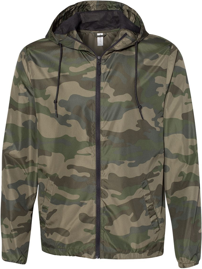 Independent Trading Co. Water-Resistant Lightweight Windbreaker