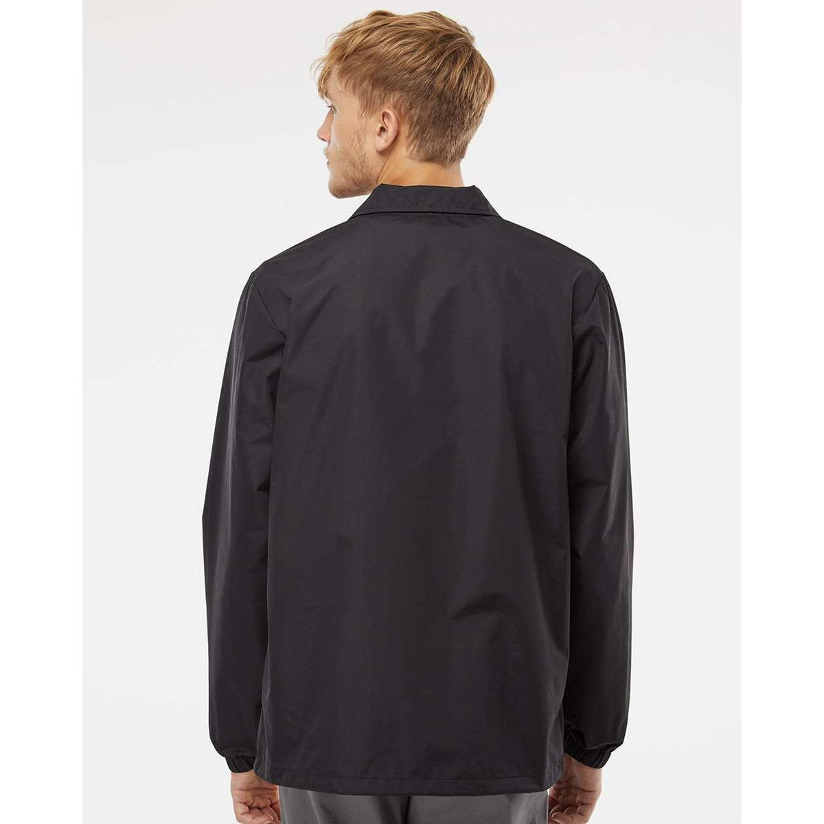 no-logo Independent Trading Co. Water-Resistant Windbreaker Coach’s Jacket-Men's Jackets-Independent Trading Co.-Thread Logic
