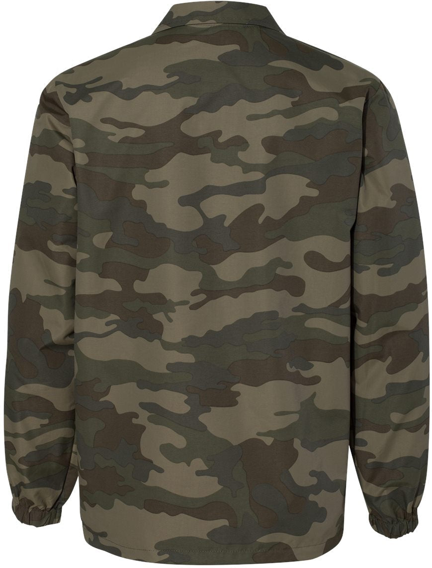 no-logo Independent Trading Co. Water-Resistant Windbreaker Coach’s Jacket-Men's Jackets-Independent Trading Co.-Thread Logic