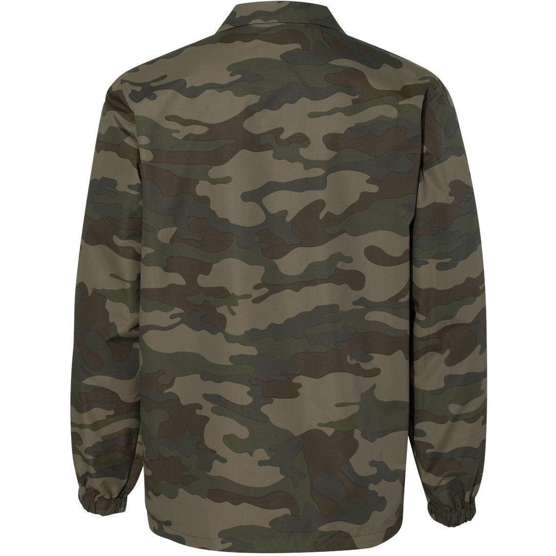 no-logo Independent Trading Co. Water-Resistant Windbreaker Coach’s Jacket-Men's Jackets-Independent Trading Co.-Thread Logic