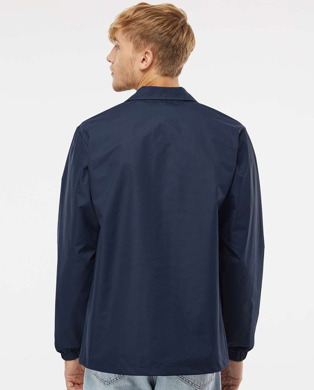 no-logo Independent Trading Co. Water-Resistant Windbreaker Coach’s Jacket-Men's Jackets-Independent Trading Co.-Thread Logic