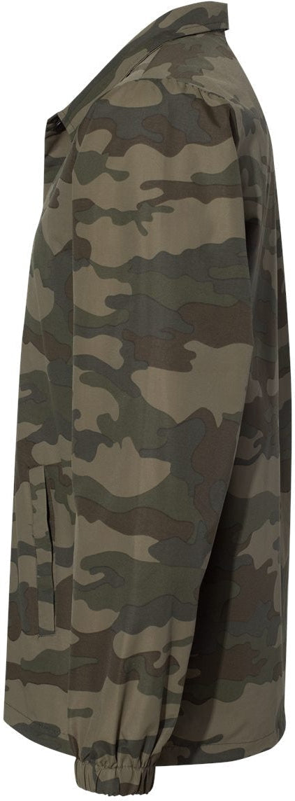 no-logo Independent Trading Co. Water-Resistant Windbreaker Coach’s Jacket-Men's Jackets-Independent Trading Co.-Thread Logic