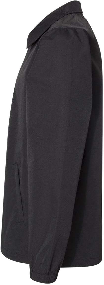 no-logo Independent Trading Co. Water-Resistant Windbreaker Coach’s Jacket-Men's Jackets-Independent Trading Co.-Thread Logic