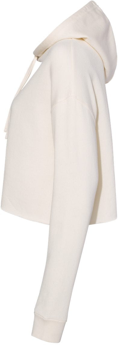 no-logo Independent Trading Co. Women’s Lightweight Cropped Hooded Sweatshirt-Fleece-Independent Trading Co.-Thread Logic