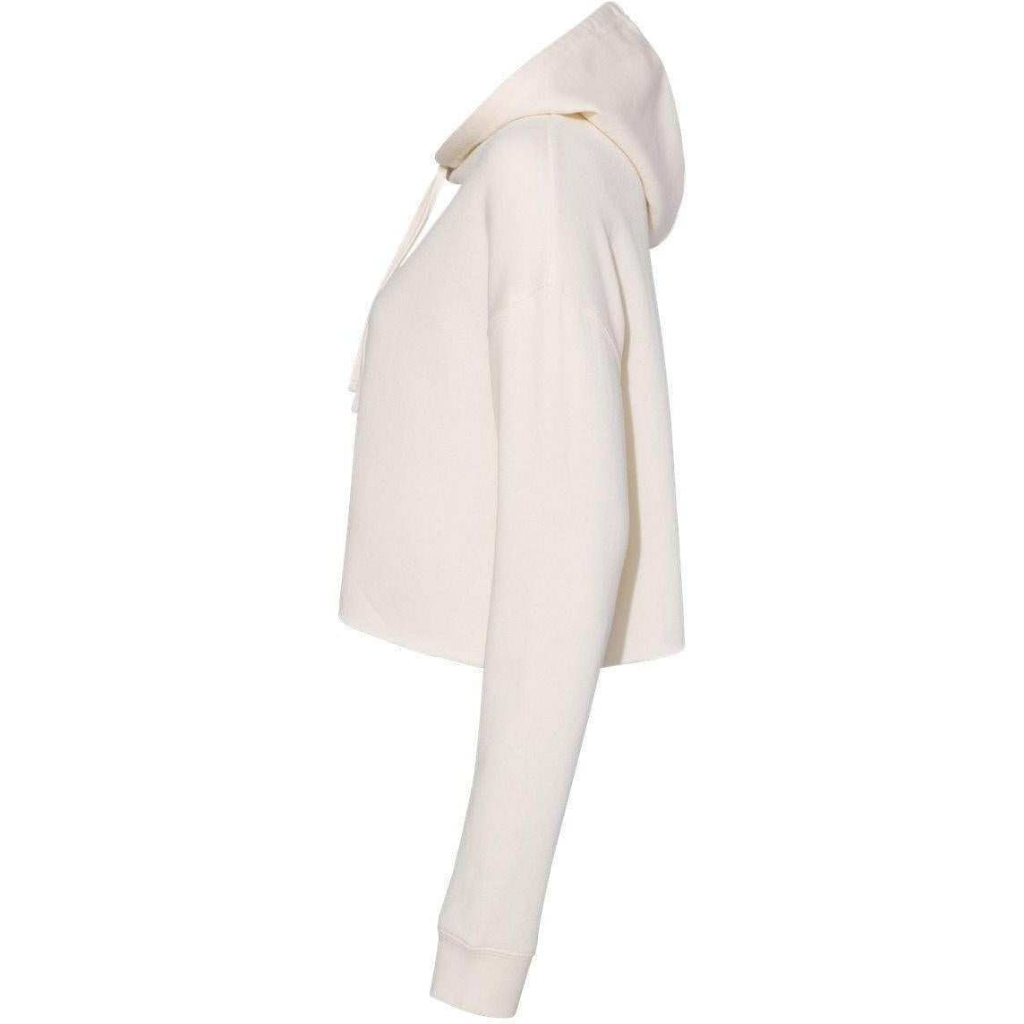 no-logo Independent Trading Co. Women’s Lightweight Cropped Hooded Sweatshirt-Fleece-Independent Trading Co.-Thread Logic