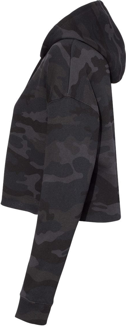 no-logo Independent Trading Co. Women’s Lightweight Cropped Hooded Sweatshirt-Fleece-Independent Trading Co.-Thread Logic