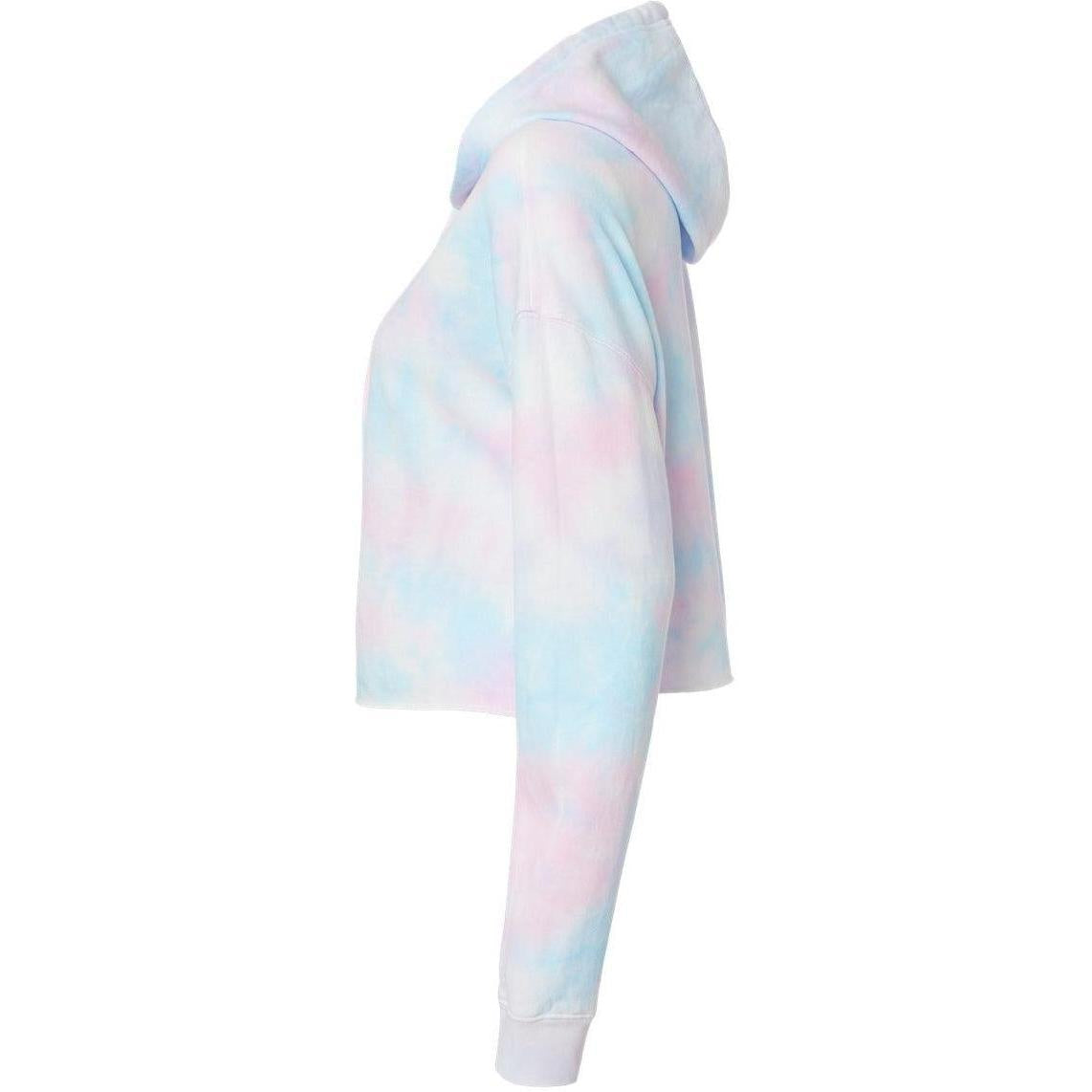 no-logo Independent Trading Co. Women’s Lightweight Cropped Hooded Sweatshirt-Fleece-Independent Trading Co.-Thread Logic