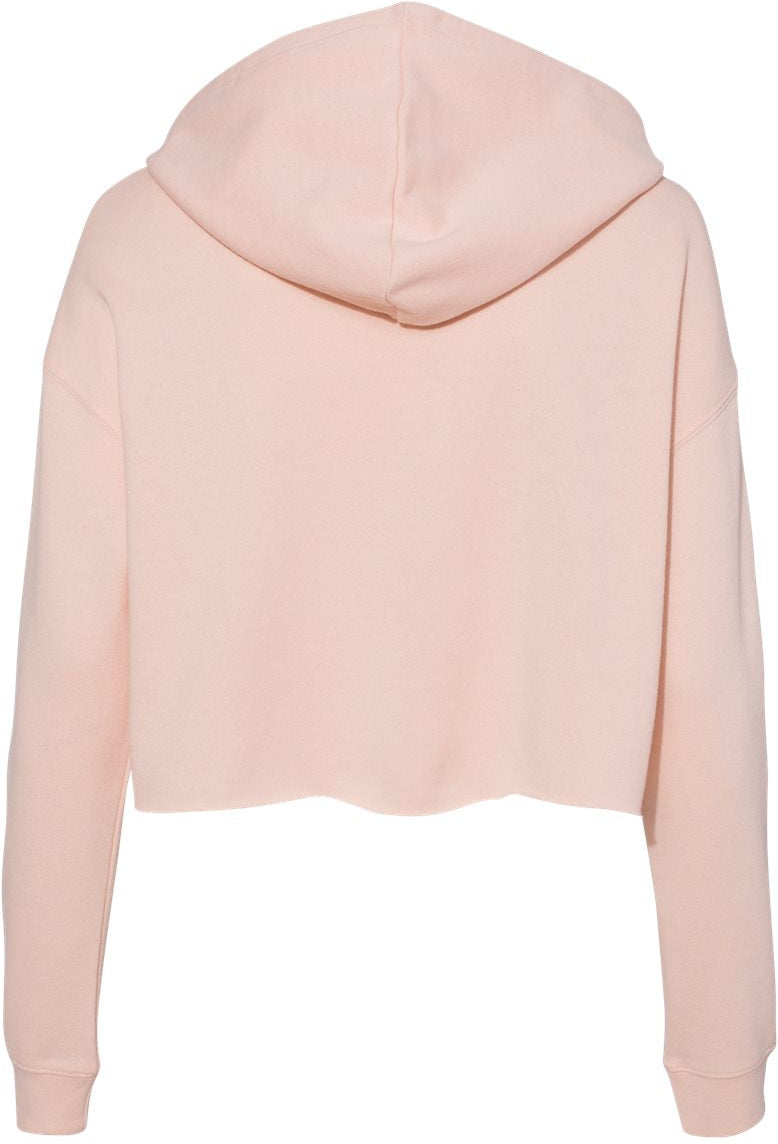 no-logo Independent Trading Co. Women’s Lightweight Cropped Hooded Sweatshirt-Fleece-Independent Trading Co.-Thread Logic