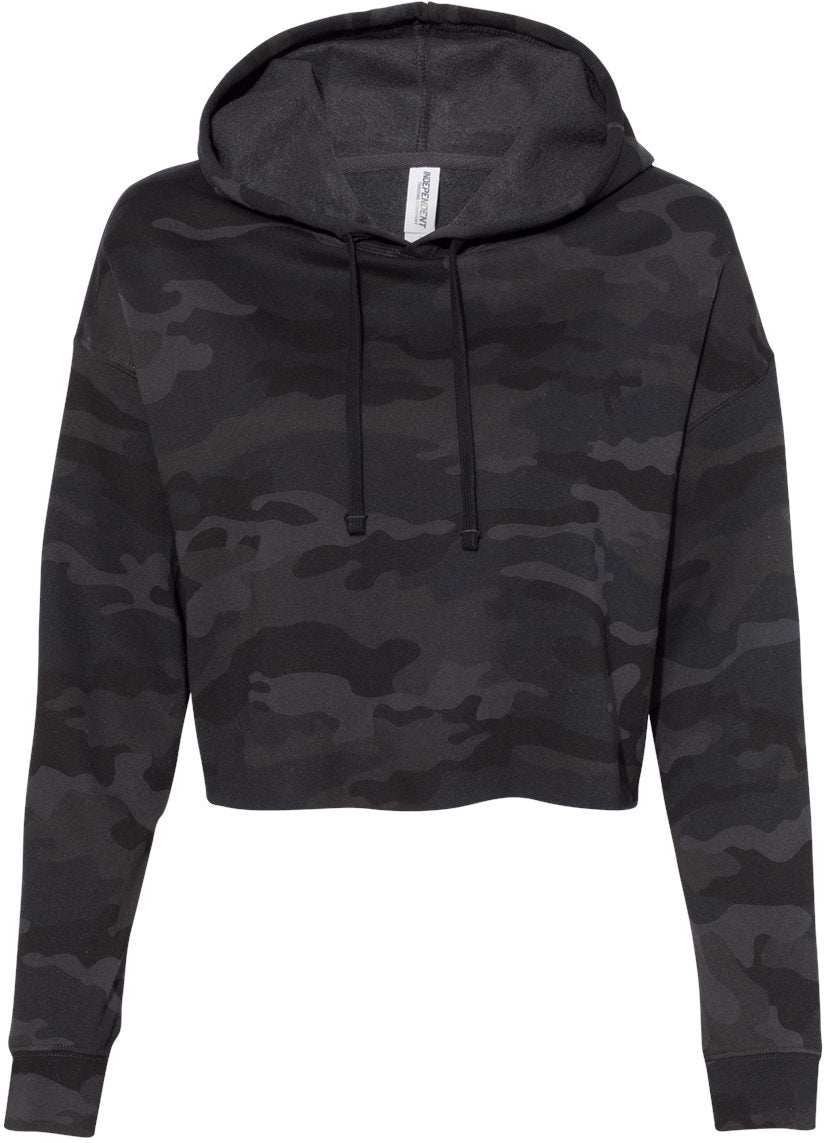 Independent Trading Co. Women’s Lightweight Cropped Hooded Sweatshirt