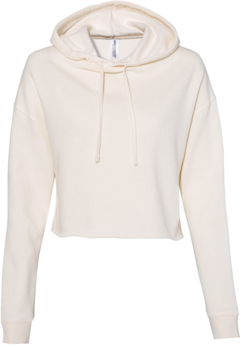 Independent Trading Co. Women’s Lightweight Cropped Hooded Sweatshirt