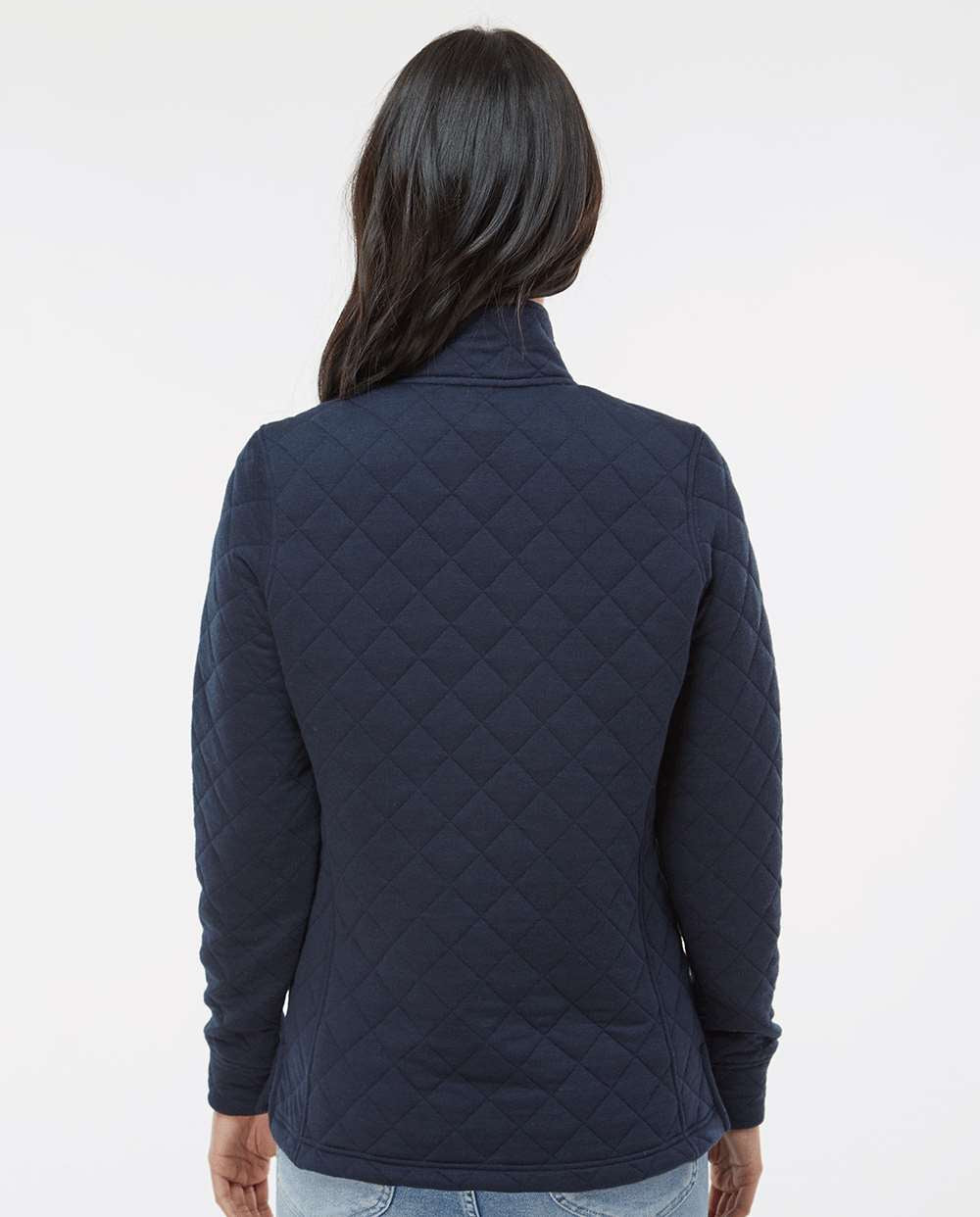 no-logo J America Ladies Quilted Snap Pullover-Ladies Layering-J. America-Thread Logic