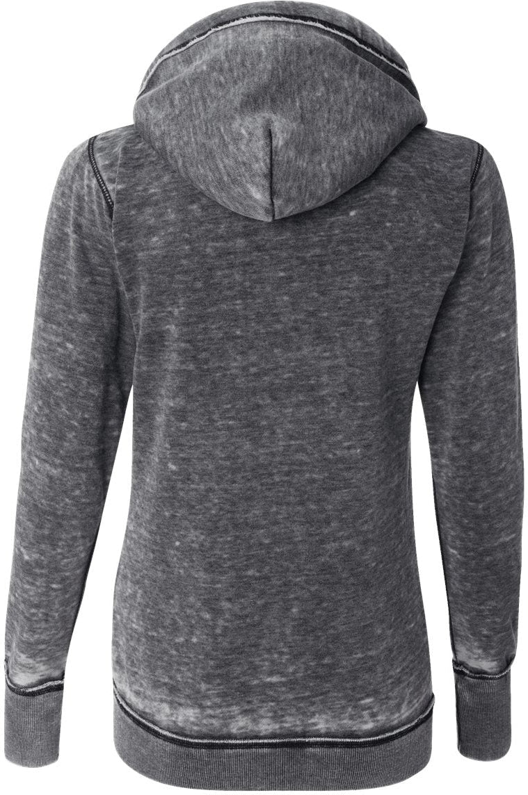 no-logo J America Ladies Zen Fleece Full-Zip Hooded Sweatshirt-Ladies Layering-J. America-Thread Logic