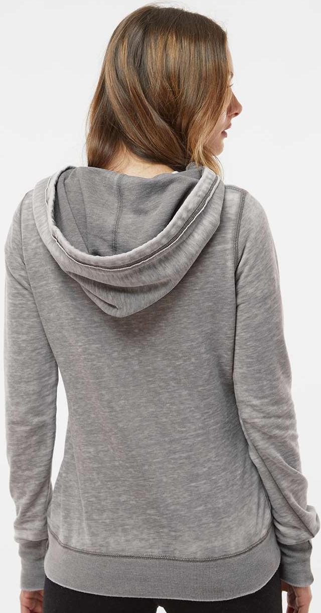 no-logo J America Ladies Zen Fleece Hooded Sweatshirt-Ladies Layering-J. America-Thread Logic