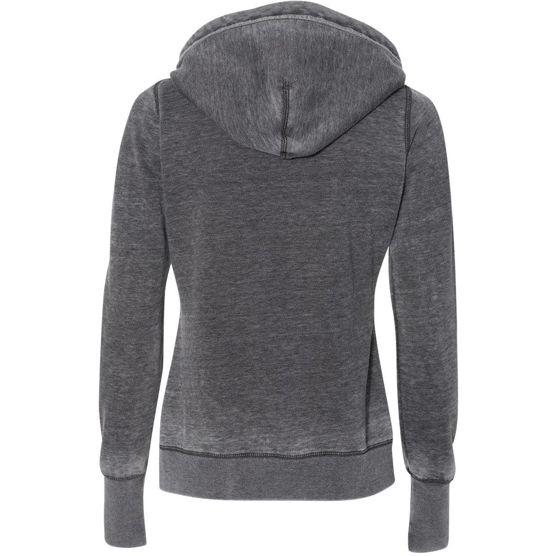 no-logo J America Women's Zen Fleece Hooded Sweatshirt-Hoodies-J. America-Thread Logic