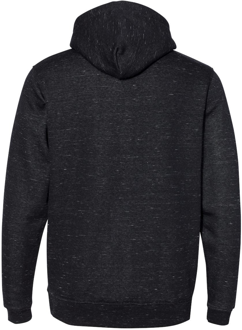 no-logo J America Mélange Fleece Hooded Sweatshirt -Men's Layering-J. America-Thread Logic