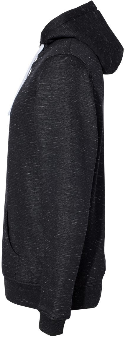 no-logo J America Mélange Fleece Hooded Sweatshirt -Men's Layering-J. America-Thread Logic