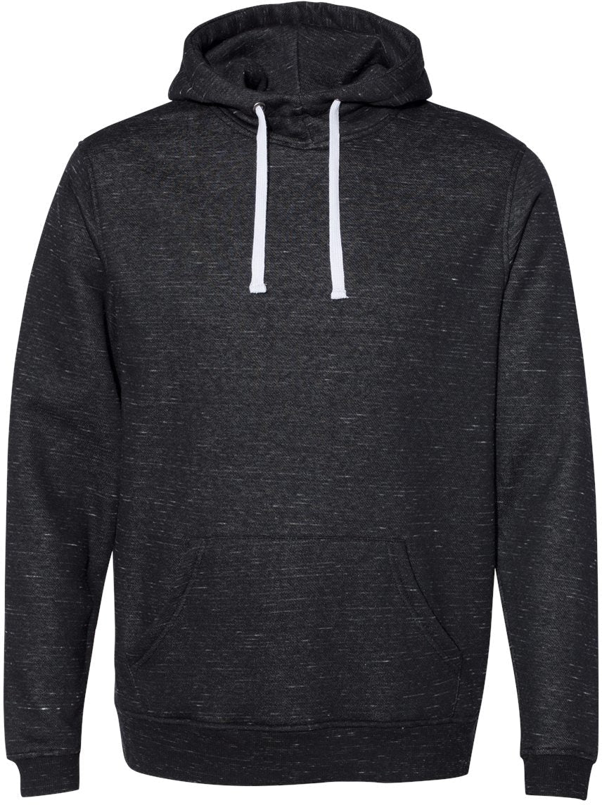 J America Mélange Fleece Hooded Sweatshirt