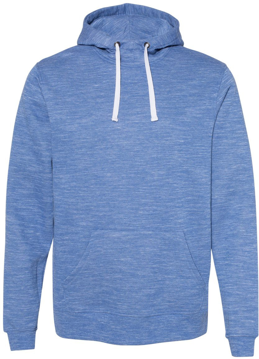 J America Mélange Fleece Hooded Sweatshirt