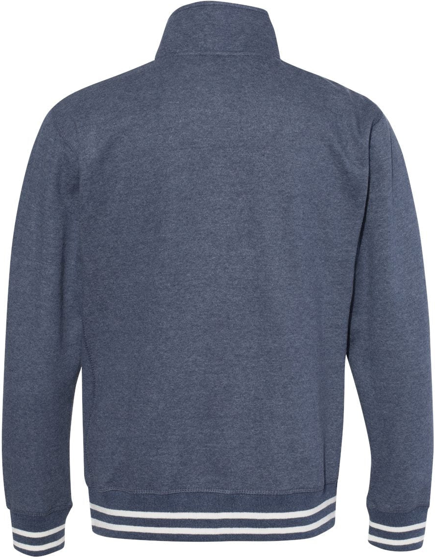 no-logo J America Relay Fleece Quarter-Zip Sweatshirt-Men's Layering-J. America-Thread Logic