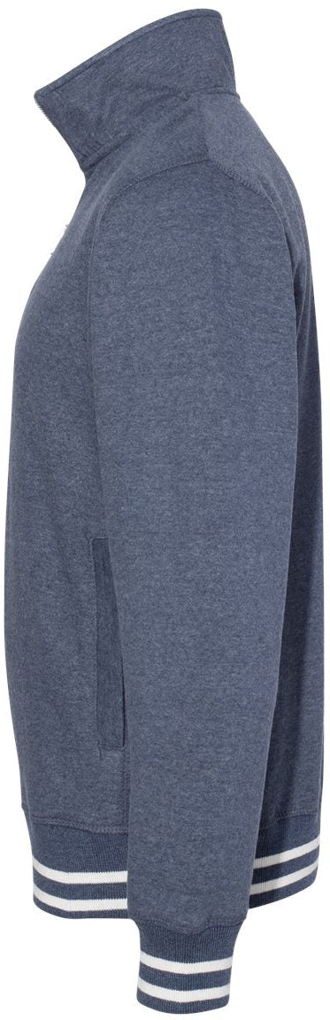 no-logo J America Relay Fleece Quarter-Zip Sweatshirt-Men's Layering-J. America-Thread Logic