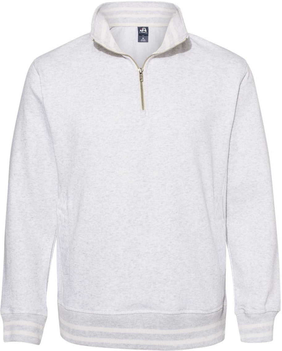 J America Relay Fleece Quarter-Zip Sweatshirt