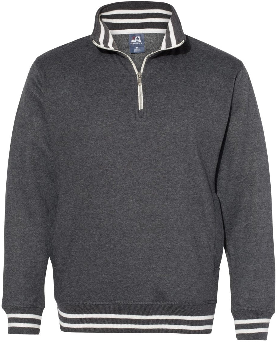 J America Relay Fleece Quarter-Zip Sweatshirt