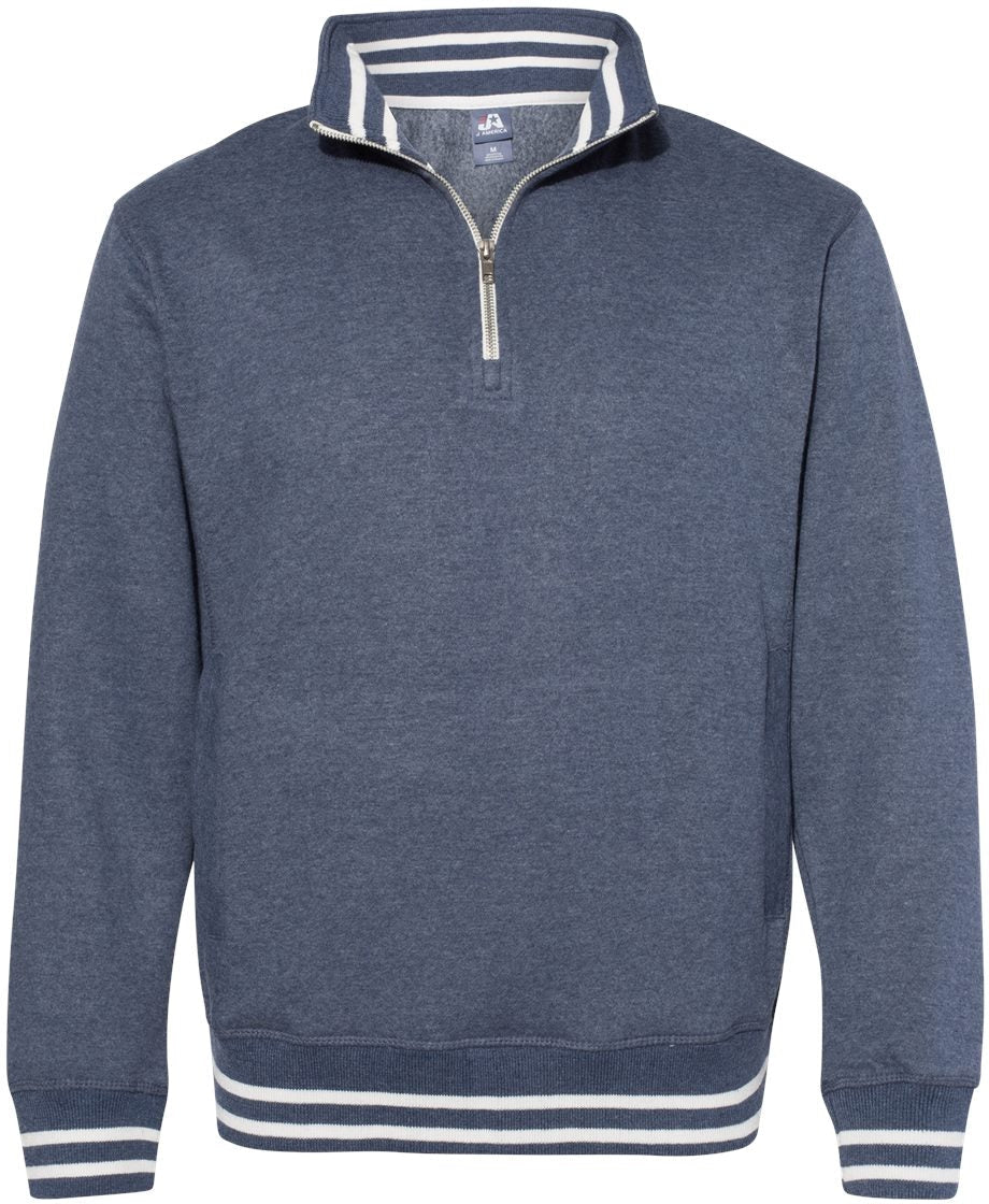 J America Relay Fleece Quarter-Zip Sweatshirt