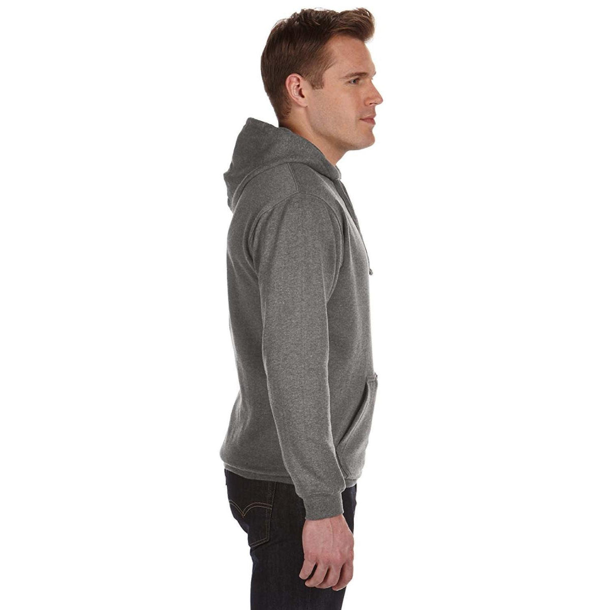 no-logo J-America Tailgate Hooded Pullover with Bottle Opener-Hoodies-J. America-Thread Logic