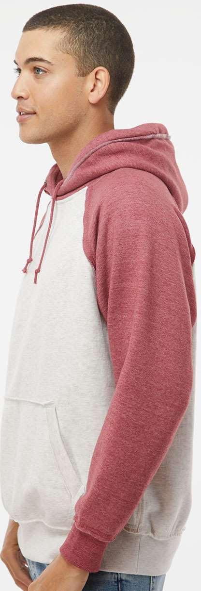 no-logo J America Vintage Heather Hooded Sweatshirt -Men's Layering-J. America-Thread Logic