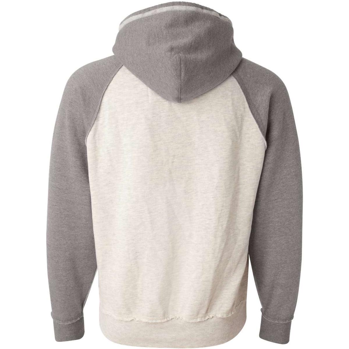 no-logo J America Vintage Heather Hooded Sweatshirt -Hoodies-J. America-Thread Logic