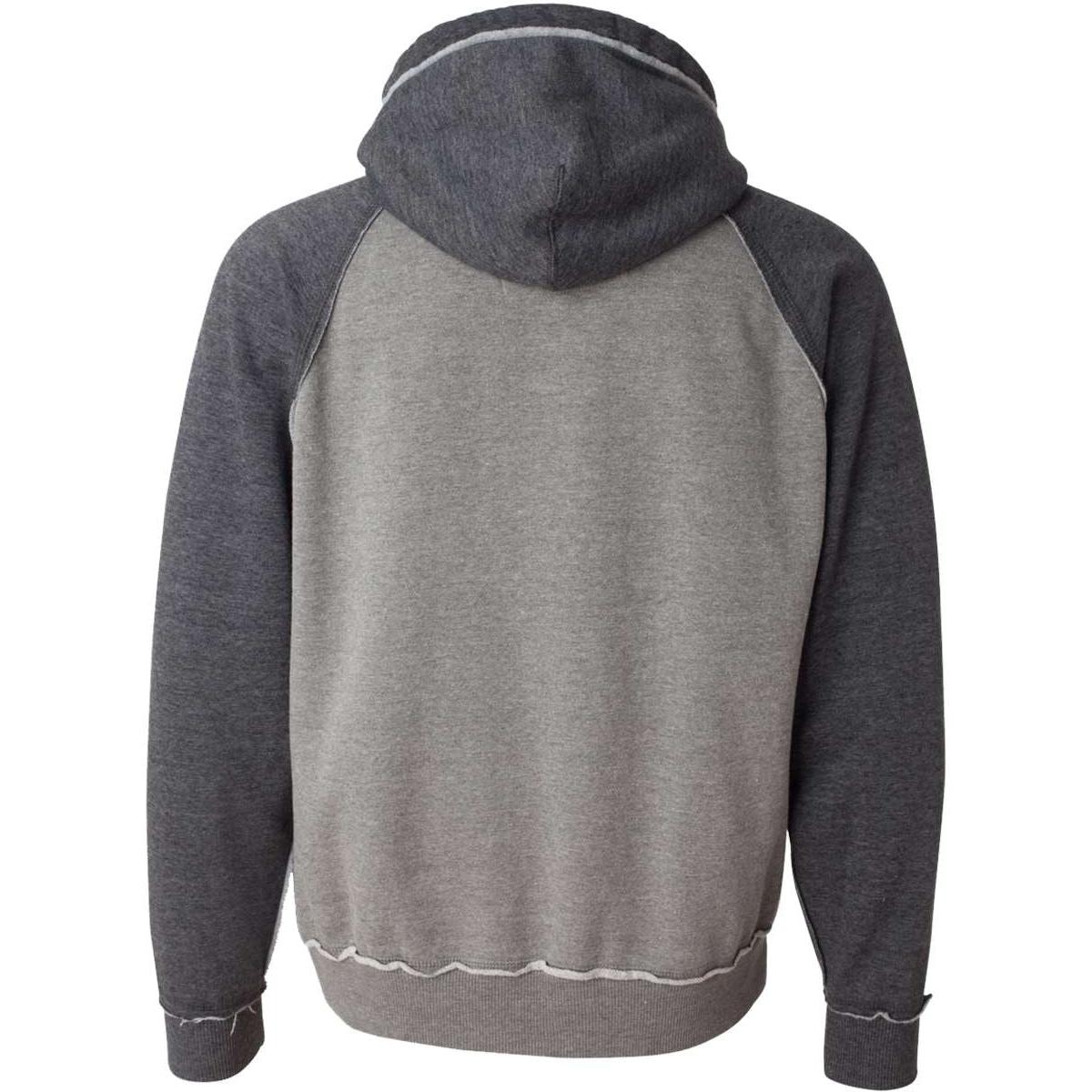 no-logo J America Vintage Heather Hooded Sweatshirt -Hoodies-J. America-Thread Logic