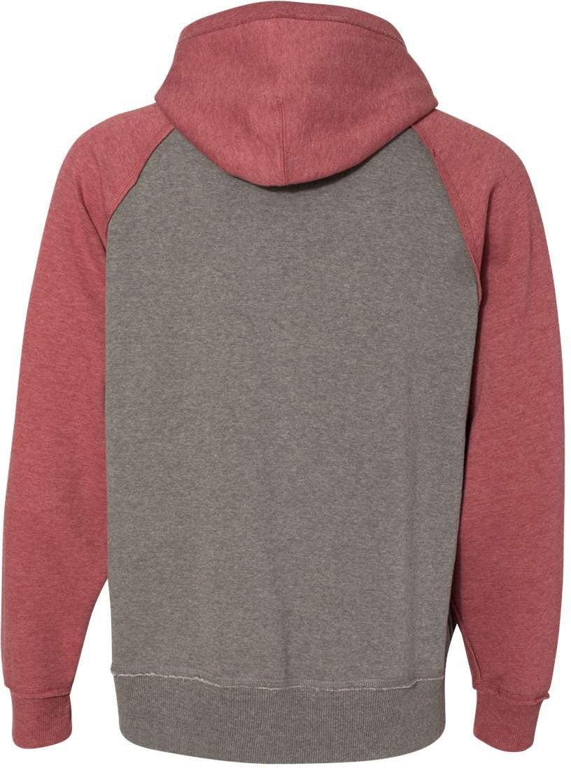 no-logo J America Vintage Heather Hooded Sweatshirt -Men's Layering-J. America-Thread Logic