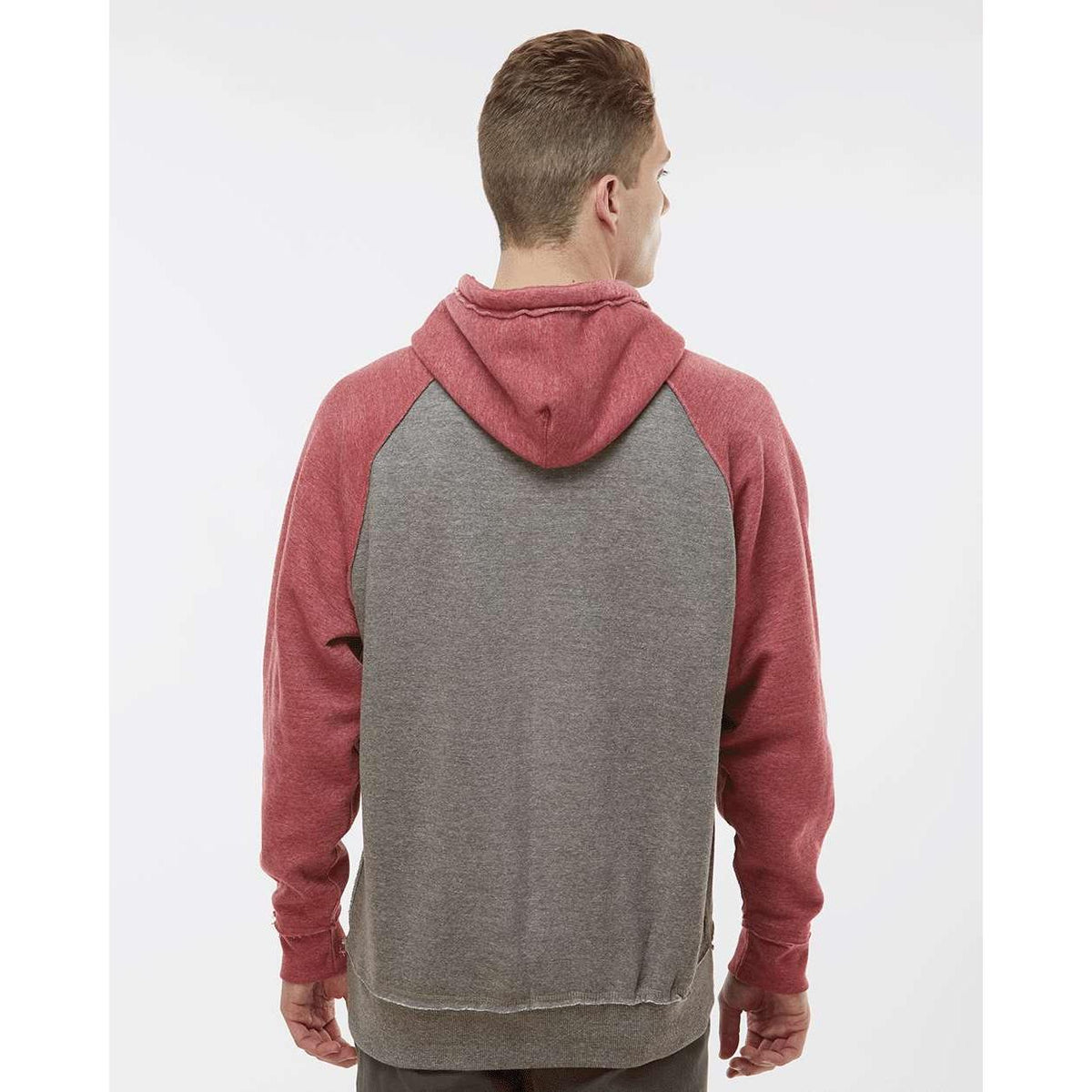 no-logo J America Vintage Heather Hooded Sweatshirt -Hoodies-J. America-Thread Logic
