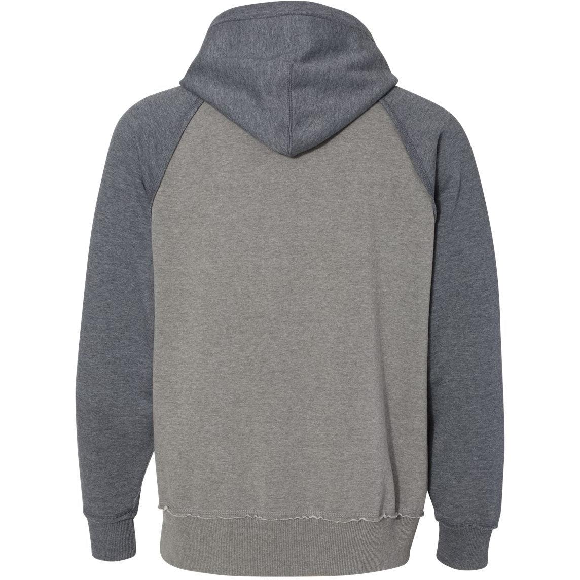no-logo J America Vintage Heather Hooded Sweatshirt -Hoodies-J. America-Thread Logic