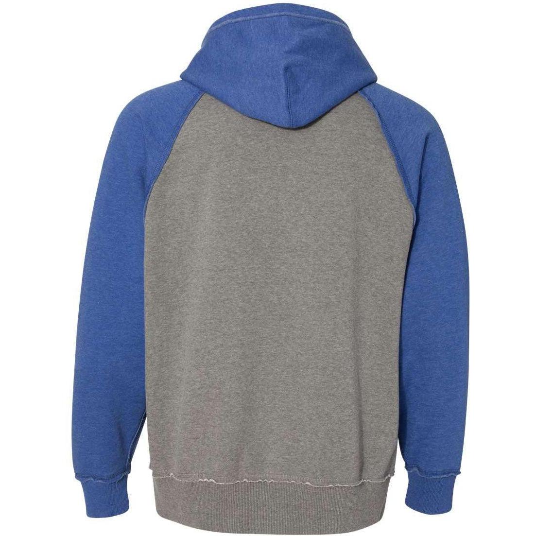 no-logo J America Vintage Heather Hooded Sweatshirt -Hoodies-J. America-Thread Logic