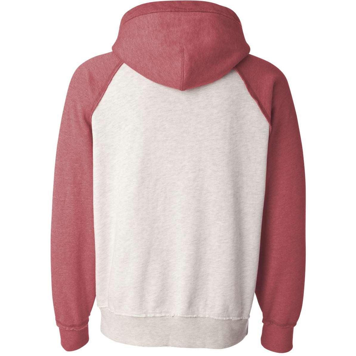no-logo J America Vintage Heather Hooded Sweatshirt -Hoodies-J. America-Thread Logic
