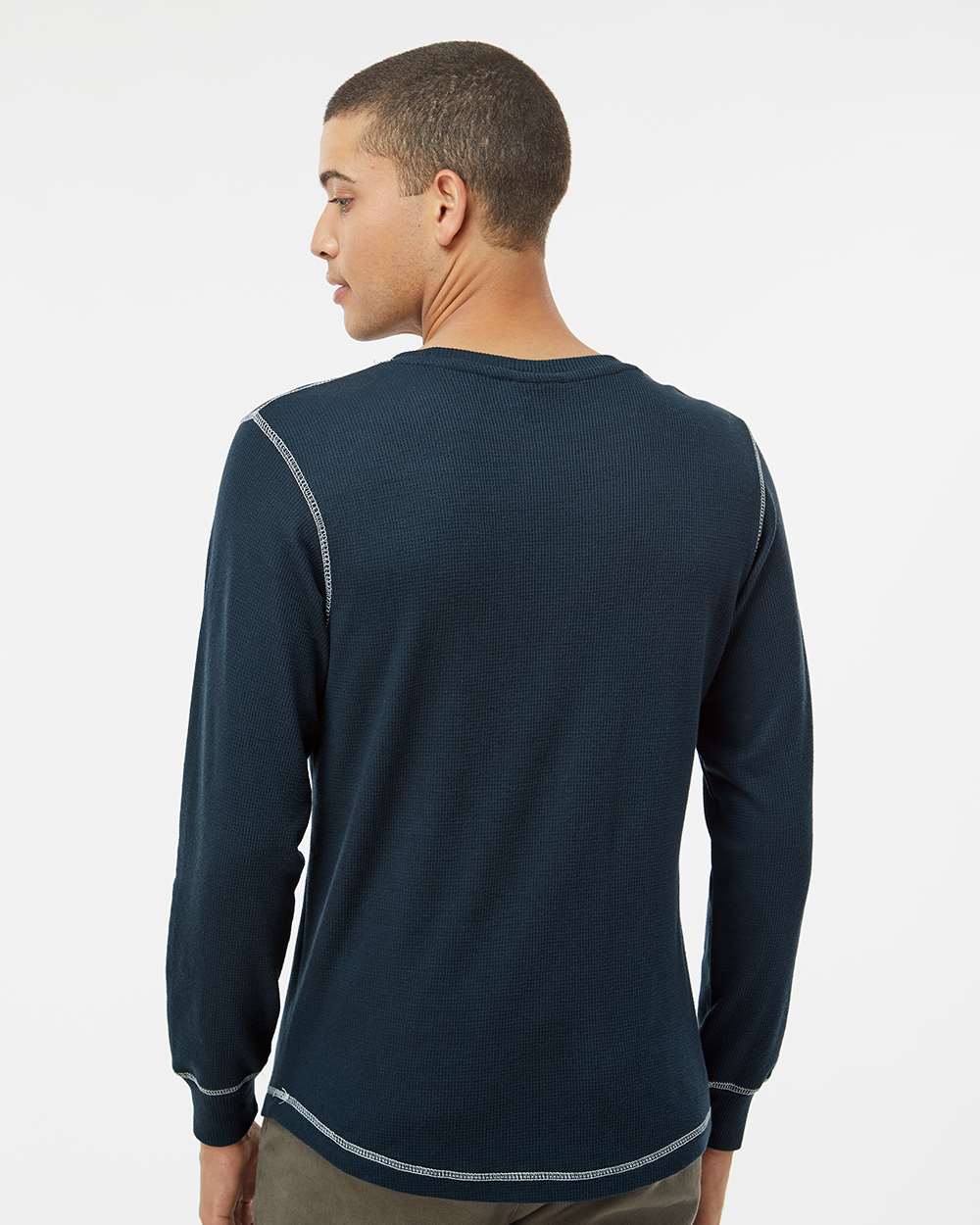 no-logo J America Vintage Thermal Long Sleeve T-Shirt-Men's T Shirts-J. America-Thread Logic