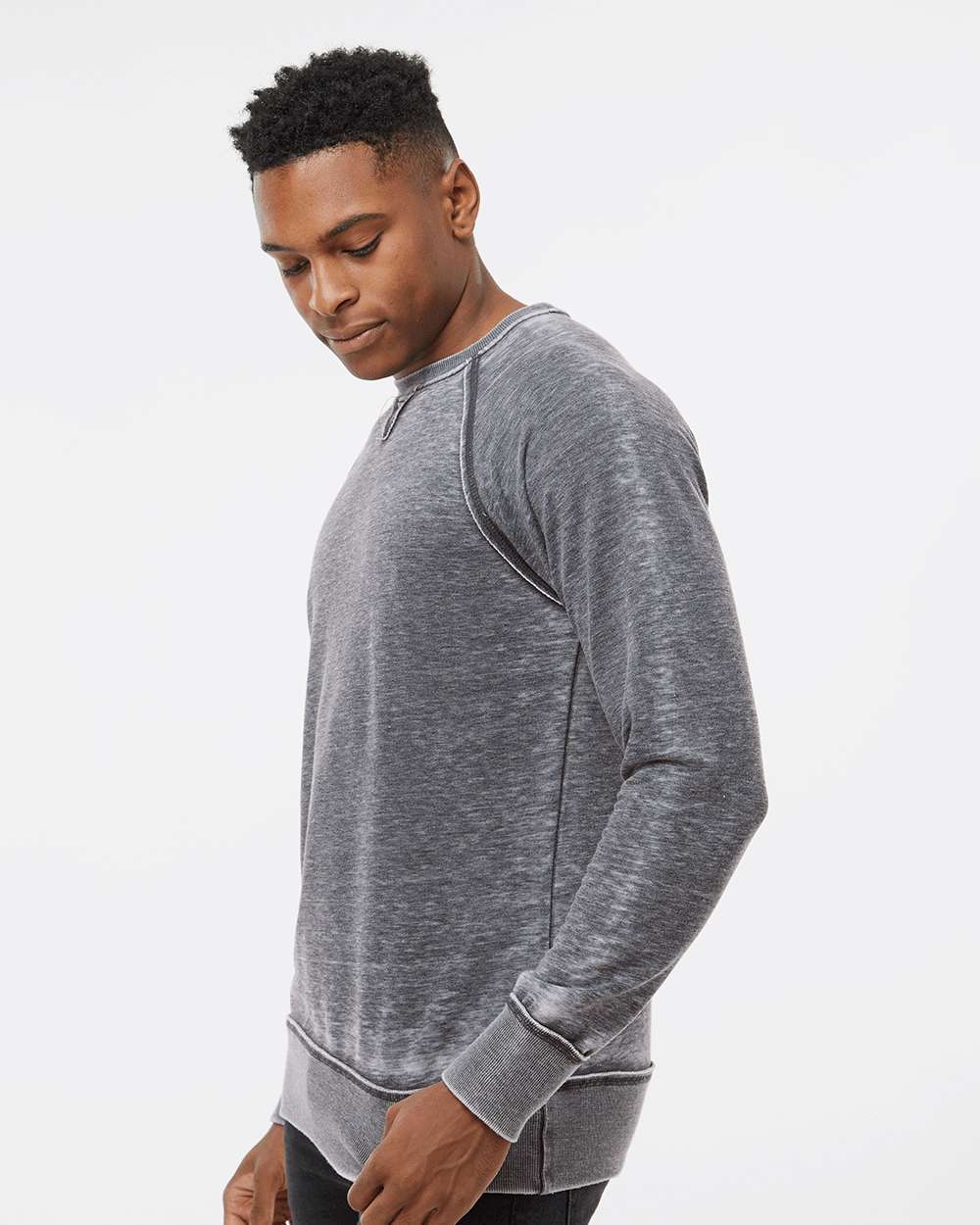 no-logo J America Vintage Zen Fleece Crewneck Sweatshirt-Men's Layering-J. America-Thread Logic