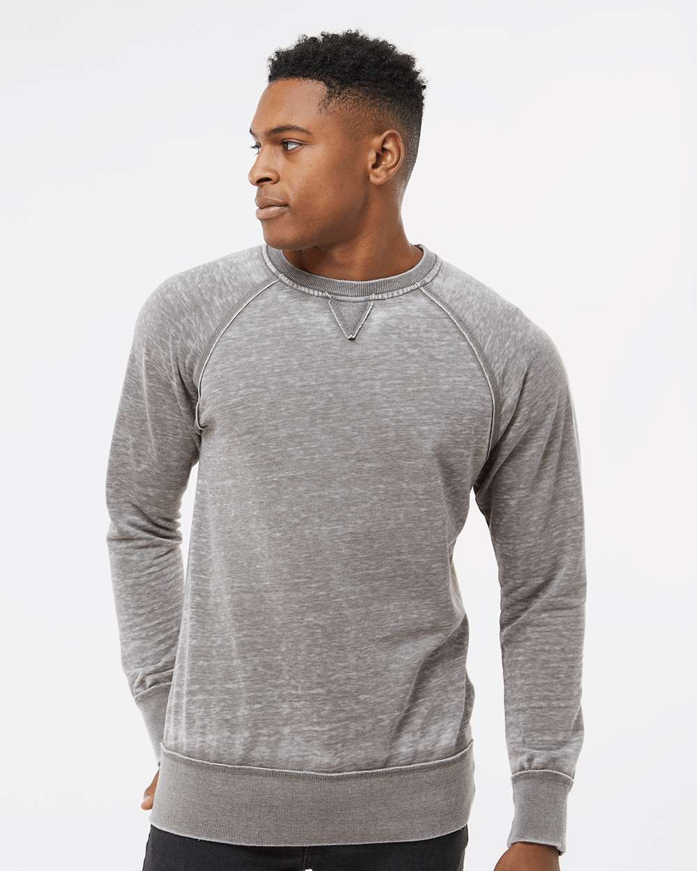 no-logo J America Vintage Zen Fleece Crewneck Sweatshirt-Men's Layering-J. America-Thread Logic