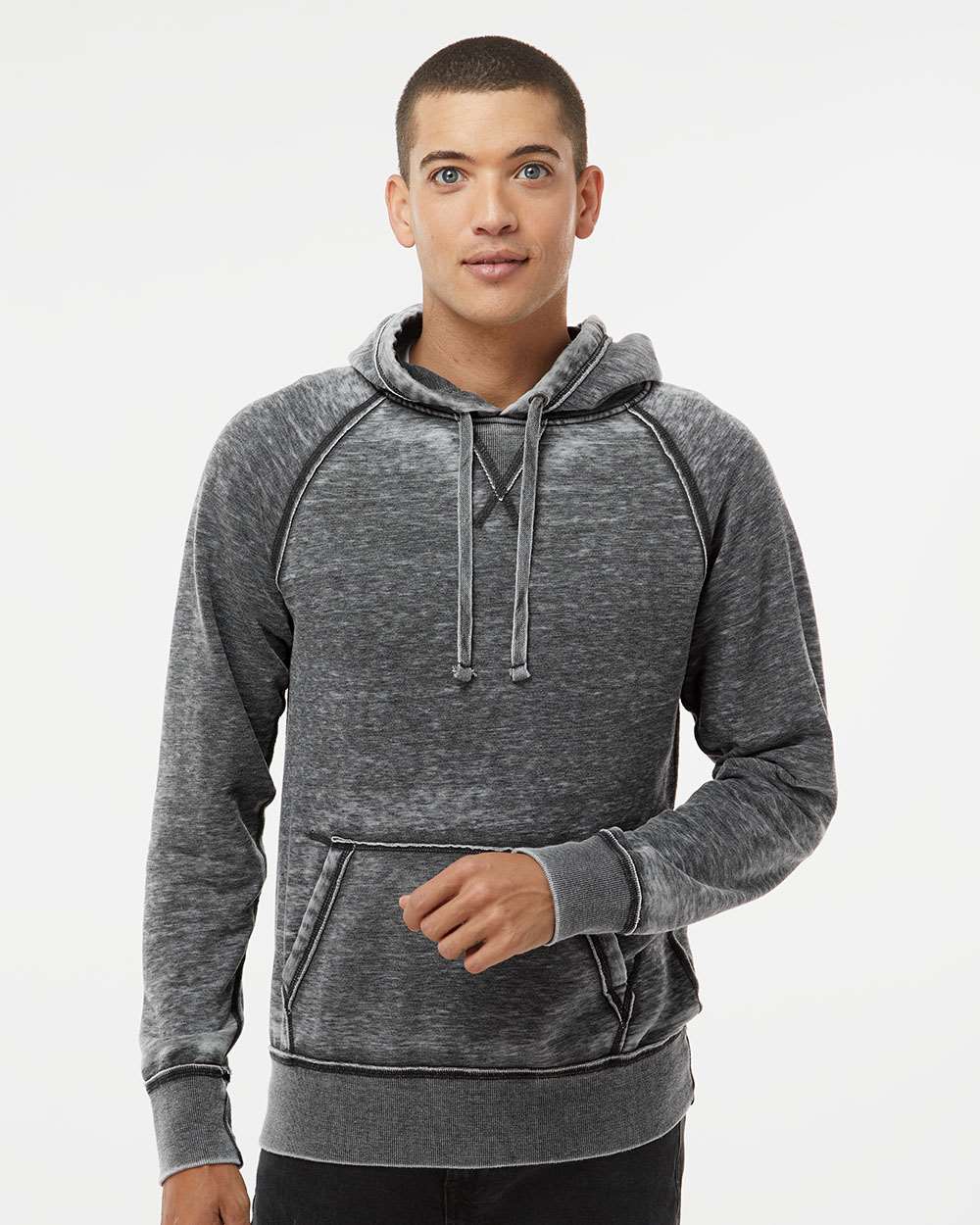 no-logo J America Vintage Zen Fleece Hooded Sweatshirt-Men's Layering-J. America-Thread Logic