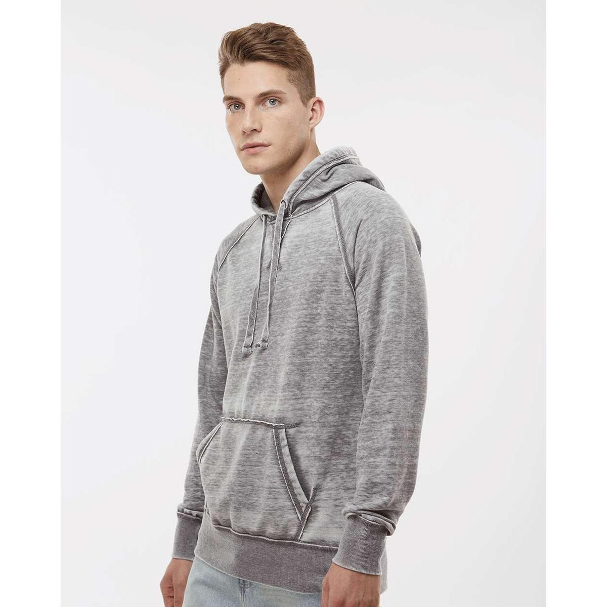 no-logo J America Vintage Zen Fleece Hooded Sweatshirt-Hoodies-J. America-Thread Logic