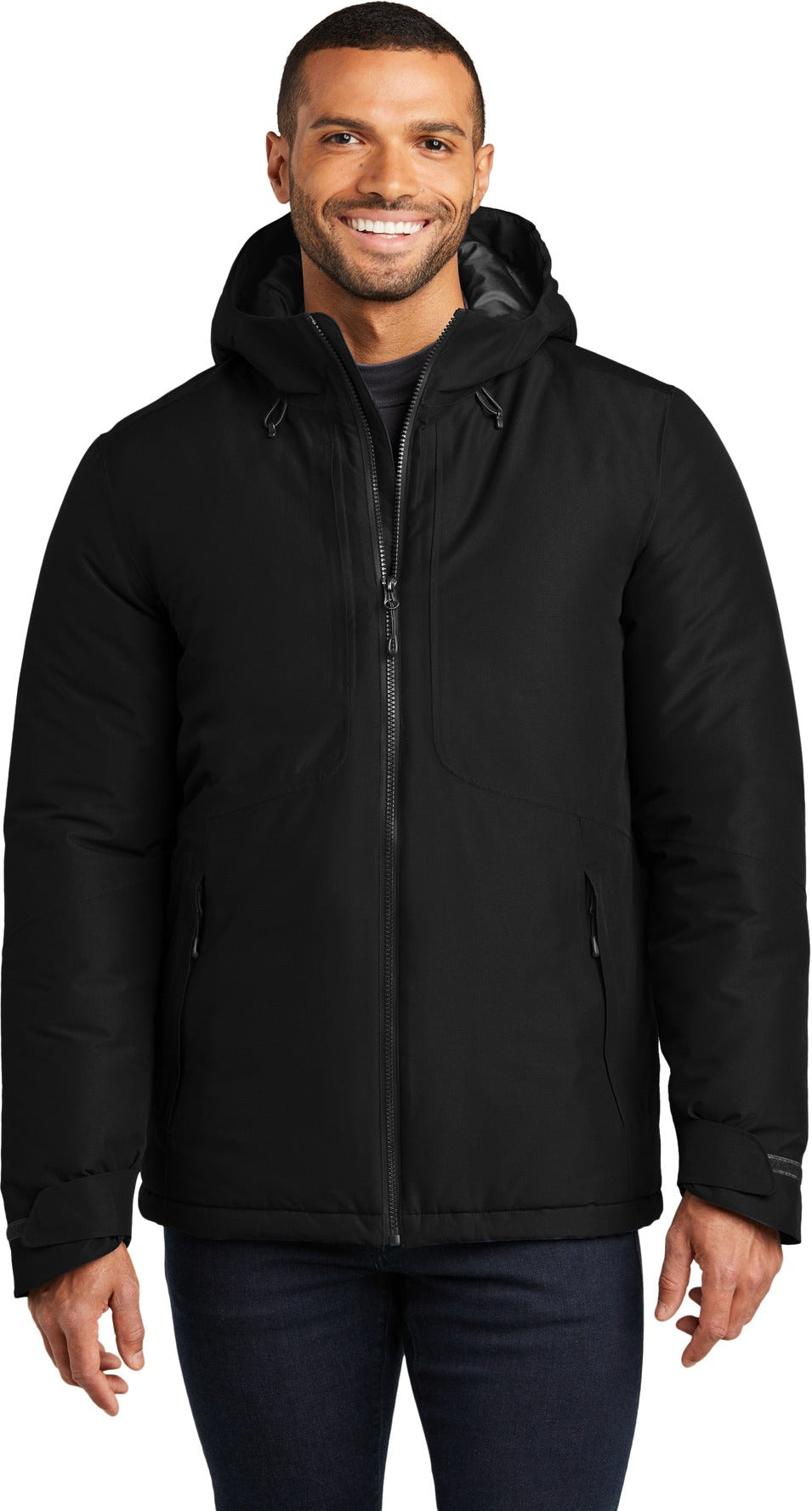no-logo Port Authority Venture Waterproof Insulated Jacket-Port Authority-Thread Logic