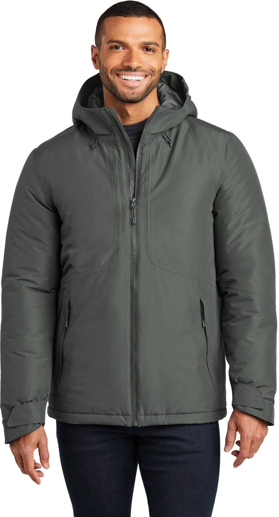 no-logo Port Authority Venture Waterproof Insulated Jacket-Port Authority-Thread Logic