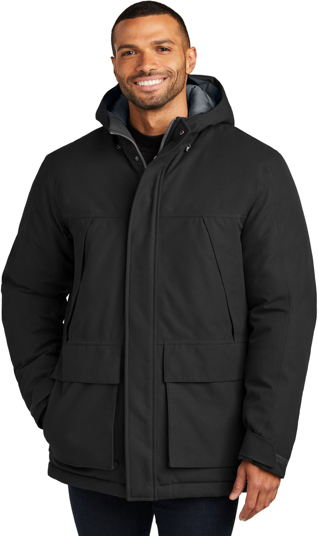 no-logo Port Authority Latitude Waterproof Heavyweight Parka-Port Authority-Thread Logic