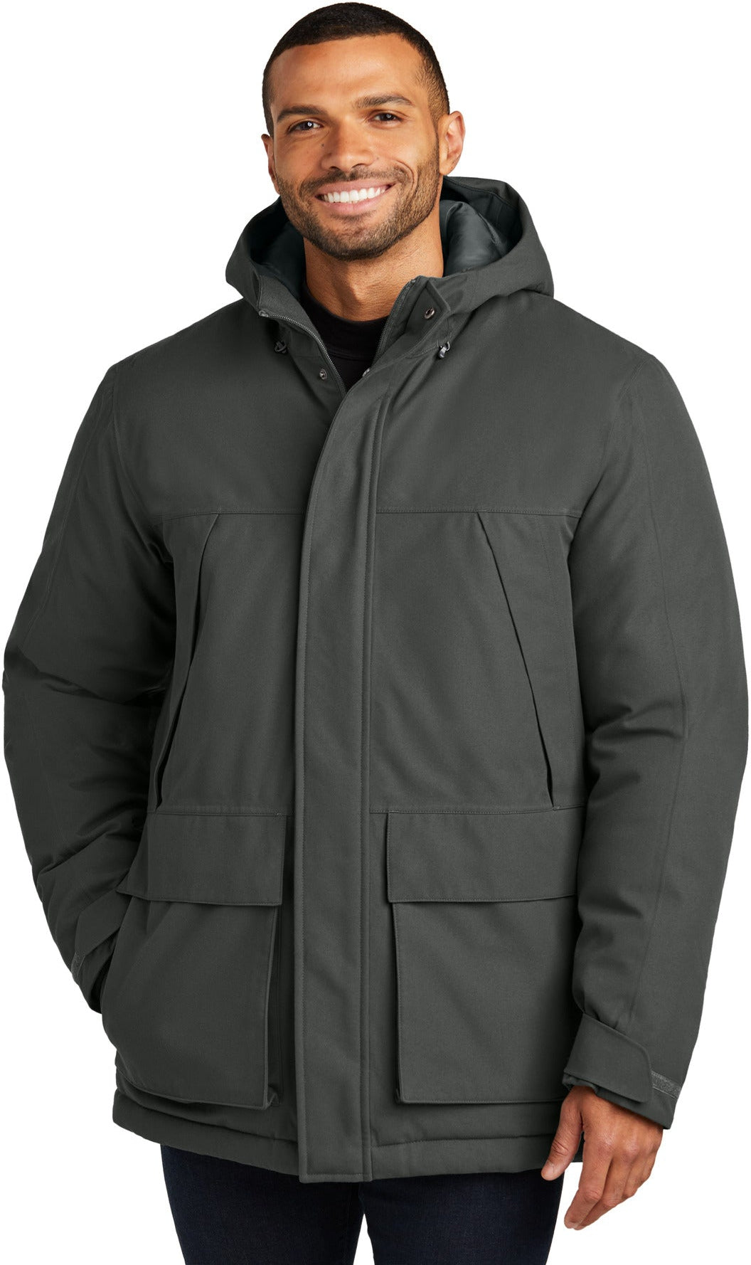 no-logo Port Authority Latitude Waterproof Heavyweight Parka-Port Authority-Thread Logic
