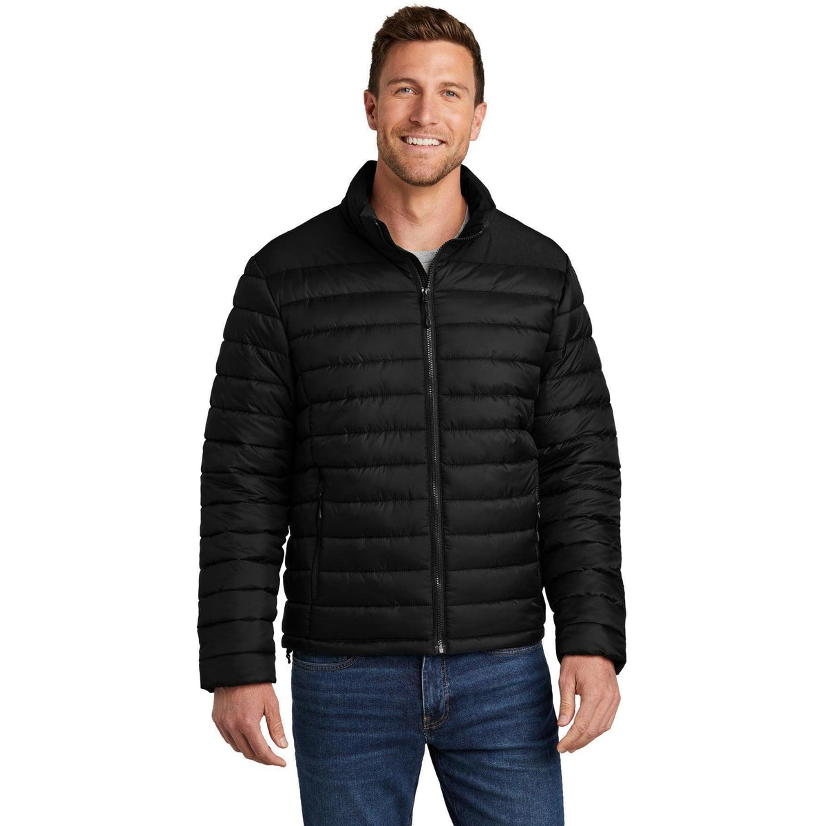 no-logo Port Authority Horizon Puffy Jacket-Port Authority-Thread Logic