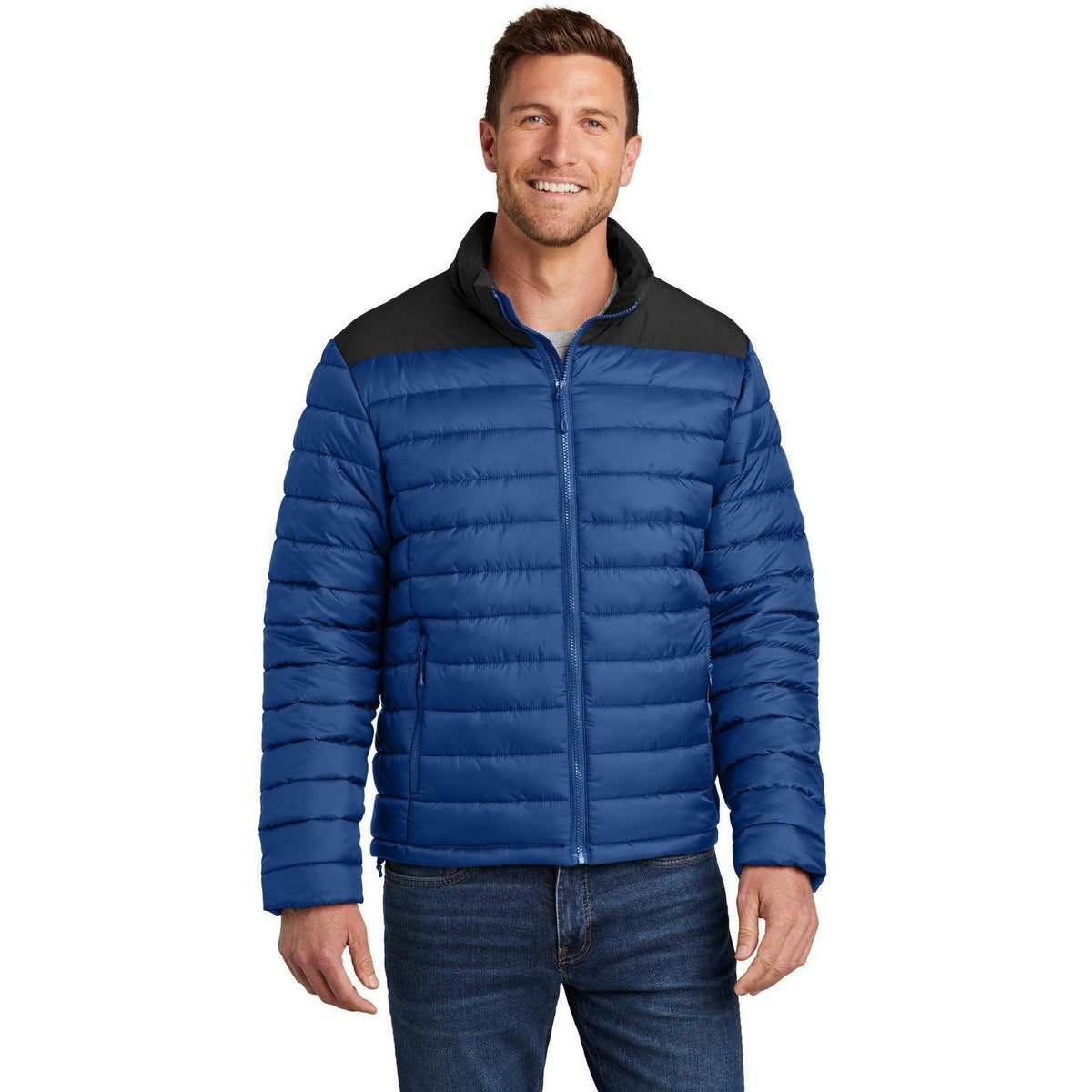 no-logo Port Authority Horizon Puffy Jacket-Port Authority-Thread Logic