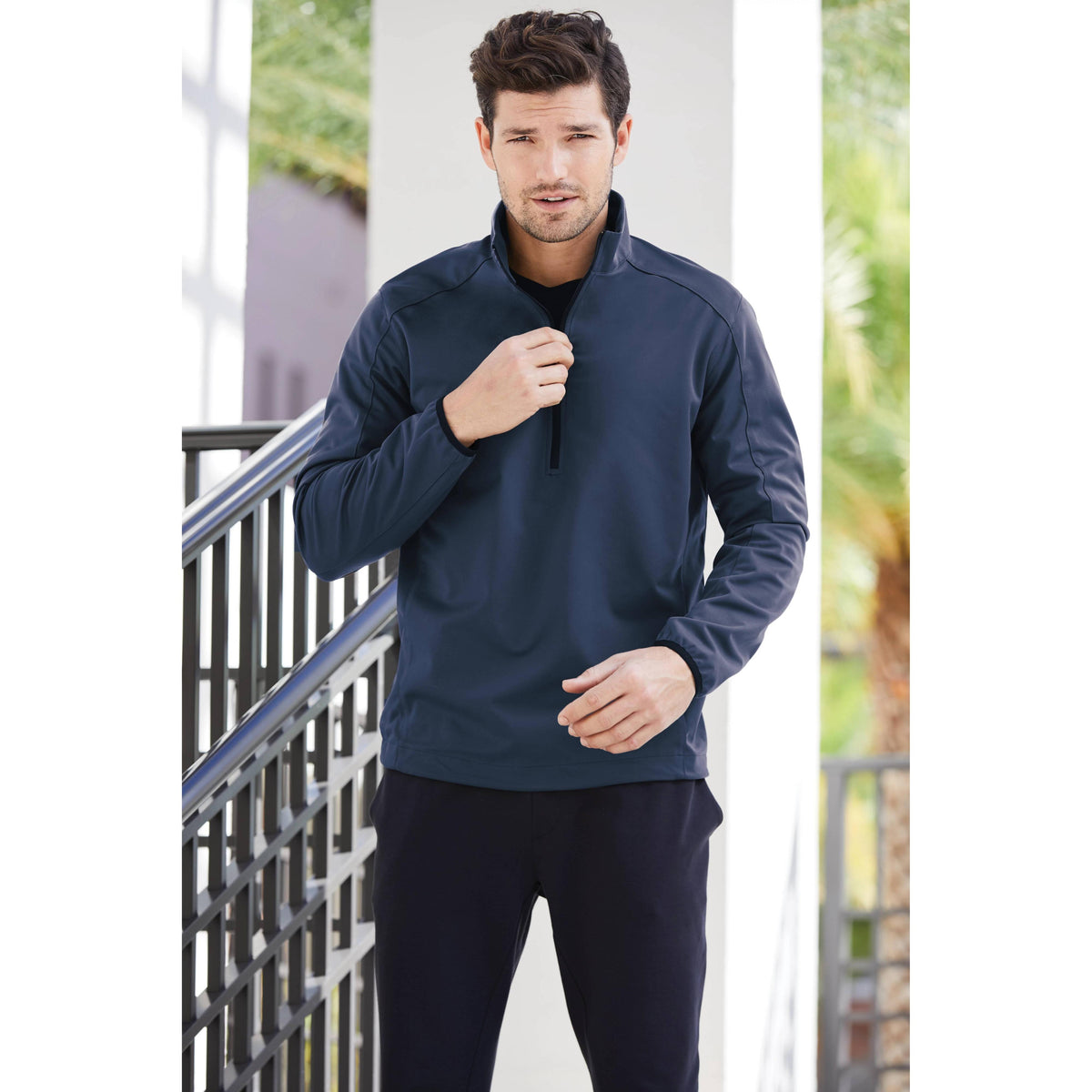 no-logo Port Authority Active 1/2 Zip Lightweight Soft Shell Jacket-Regular-Port Authority-Thread Logic