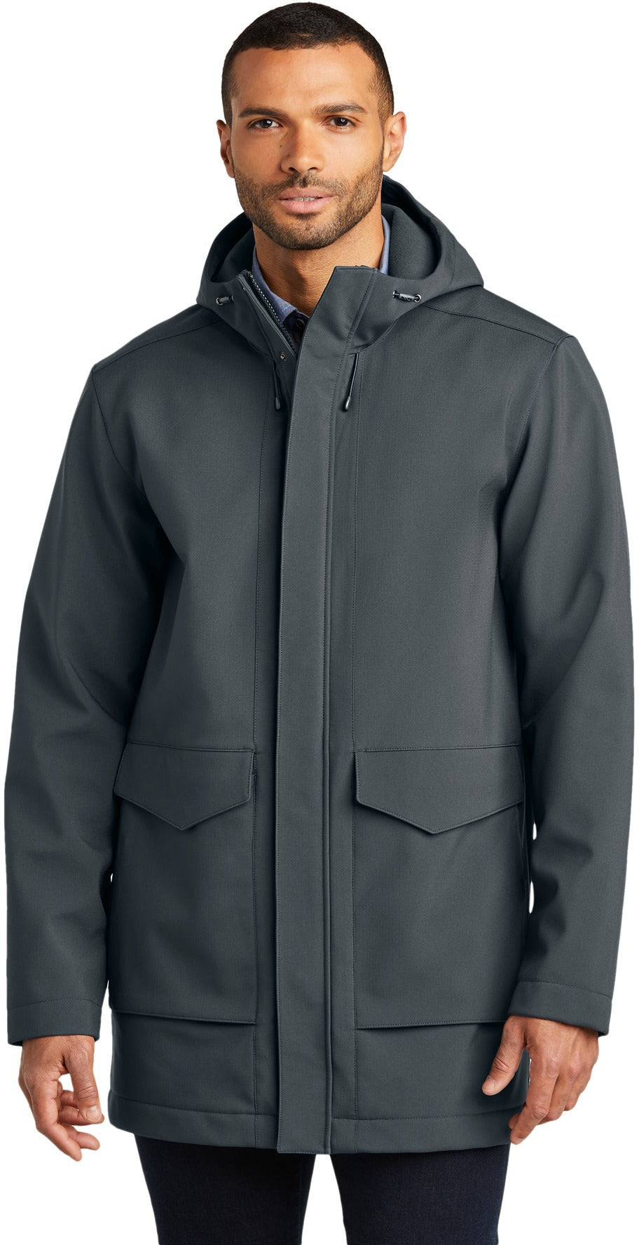 no-logo Port Authority Collective Outer Soft Shell Parka-Port Authority-Thread Logic